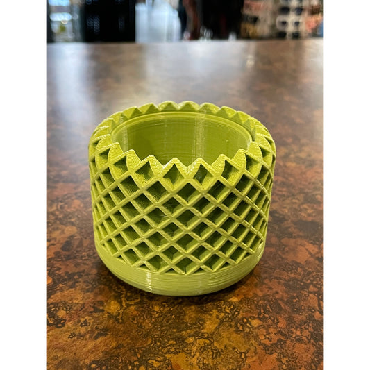 Cross Hatch 3D Printed Pot