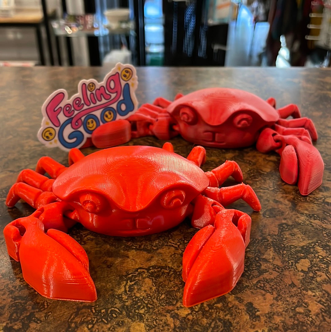 3D Printed Happy Crab