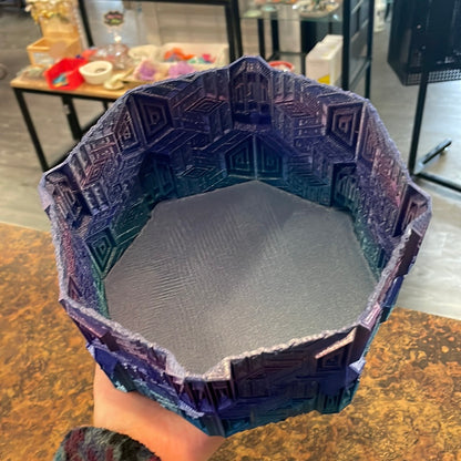 3D Printed Mosaic Chevron Pot