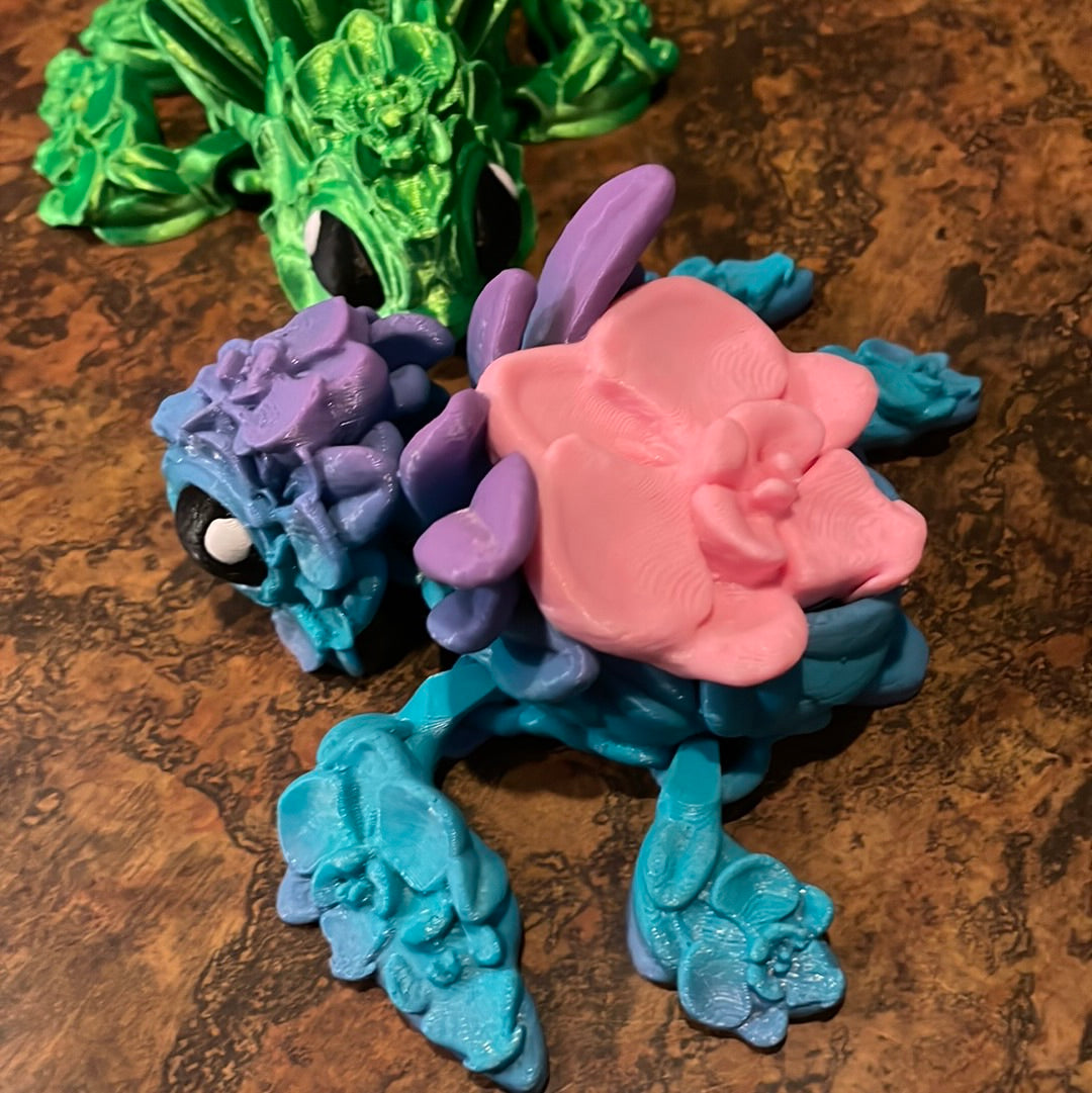 3D Printed Orchid Turtle