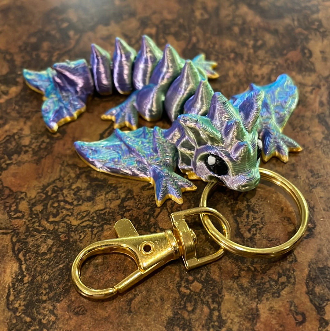 3D Printed Baby Dragon Keychain – The Feral Market