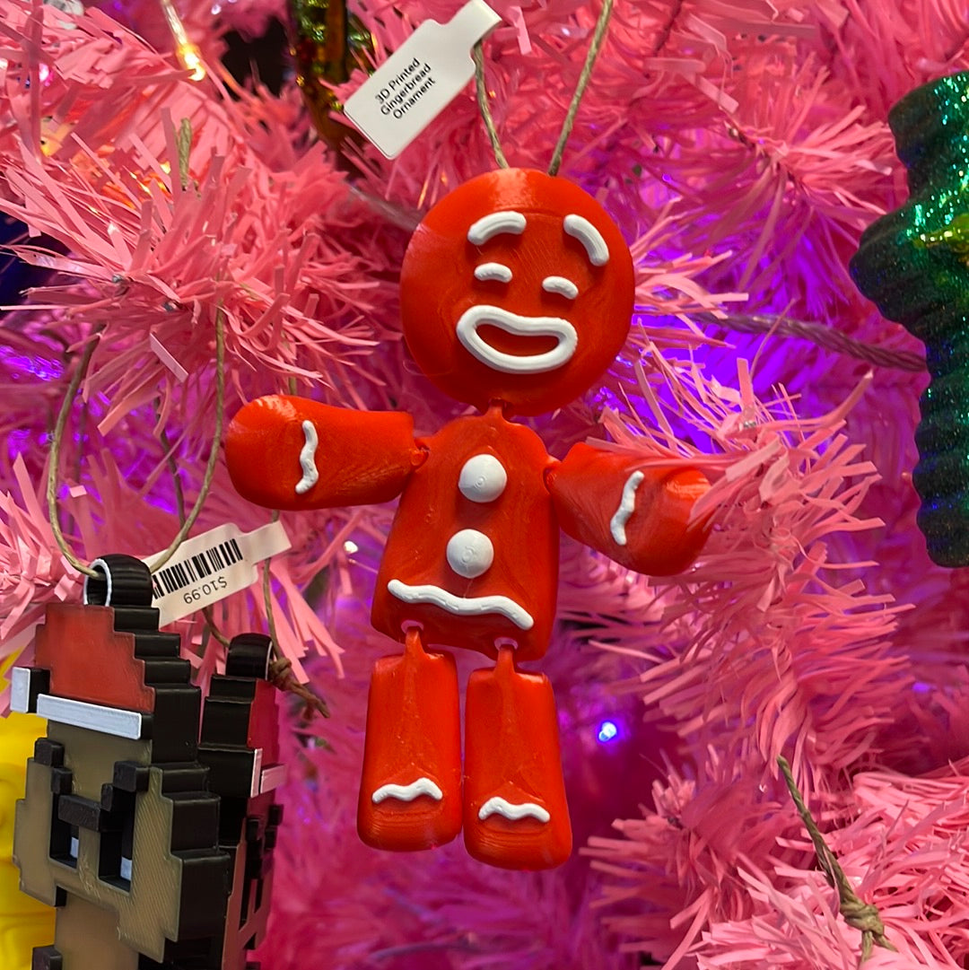 3D Printed Gingerbread Ornament