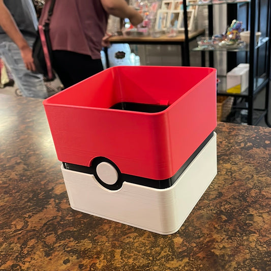 3D Printed Square Pokeball Pot