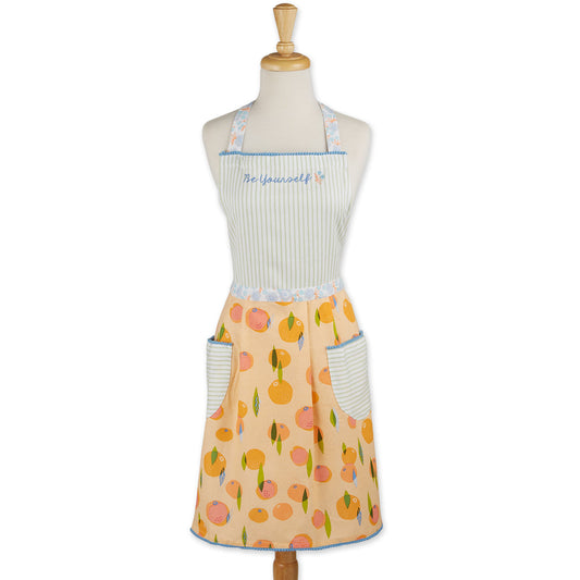 Orange Zest Printed Apron