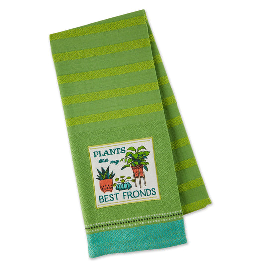 Best Fronds Embellished Dishtowel