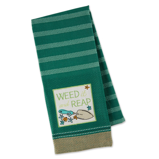 Weed It Embellished Dishtowel