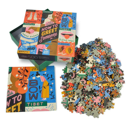 How to Greet Someone - 500 Piece Puzzle