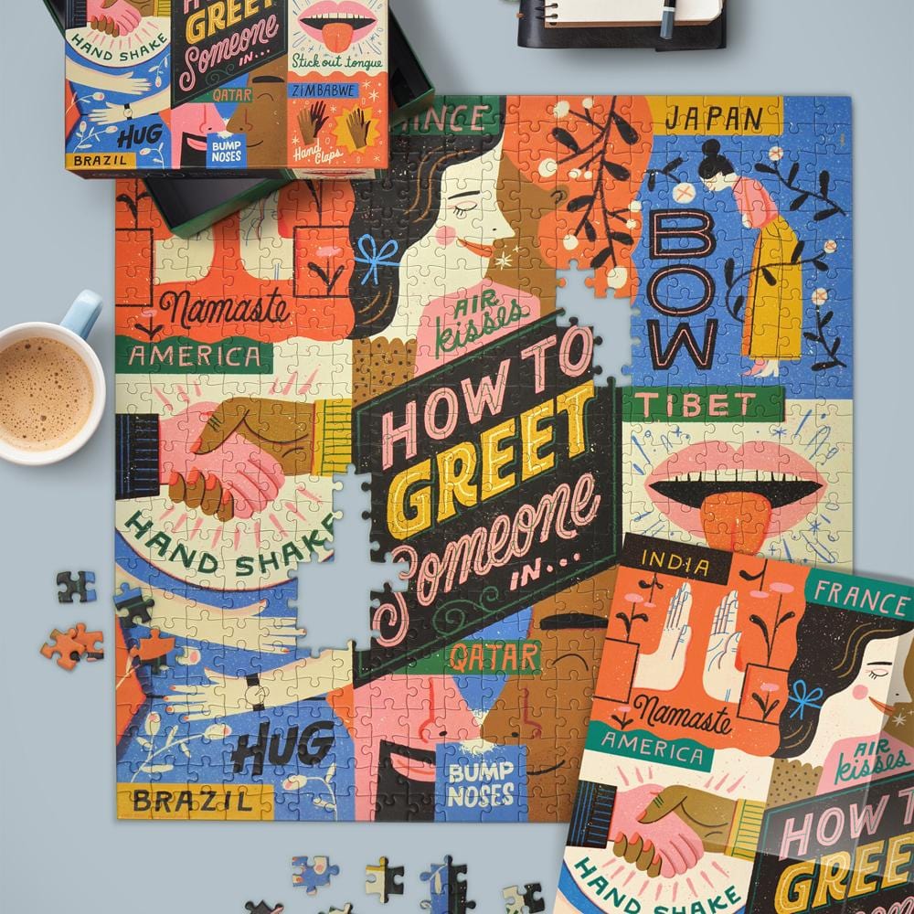How to Greet Someone - 500 Piece Puzzle