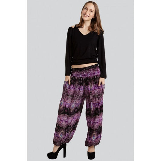 High Waisted Harem Pant - The Feral Market