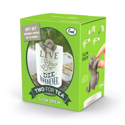 Two For Tea Sloth - Mug and Tea Infuser Gift Set